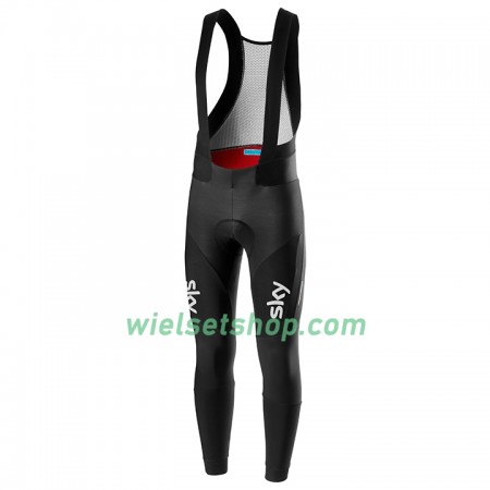 Fietsbroek Lang met Bretels 2019 Team Sky N001